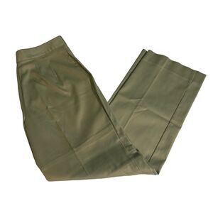 St. John Sport Women’s Green Straight Leg Pants Stretch Sz 8